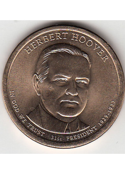 2014 - Dollaro Stati Uniti Herbert Hoover Zecca D
